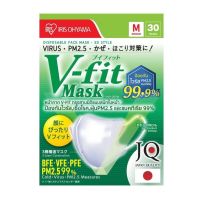 แมสไอริส หน้ากากอนามัย ไอริส V-fit Mask แบบกล่อง บรรจุ 30 ชิ้น