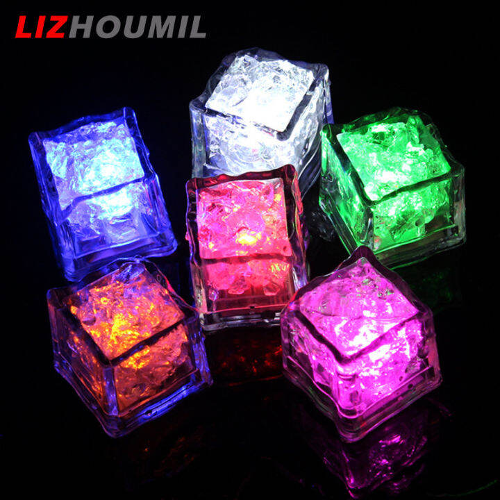 lizhoumil-ก้อนน้ำแข็งไฟ-led-ส่องสว่างหลากสี-ของขวัญของเล่นสำหรับบาร์โรงแรม-ktv-12ชิ้น