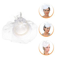 ETEREAUTY Tea Party Fascinator แต่งงานเจ้าสาวหัวคาดศีรษะผู้หญิงจัดเลี้ยง fascinator ผู้หญิงหูฟัง