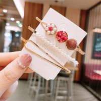 【cw】 3PCSSet Korean Hair Clip Metal Pins With Rhinestones Hairpin Women  39;s Accessories Gifts forTH