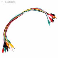 ✐❀ 10pcs Colorful Double Ended Alligator Electronic Test Lead Cable Jumper Wire Set Alligator Clip Connector