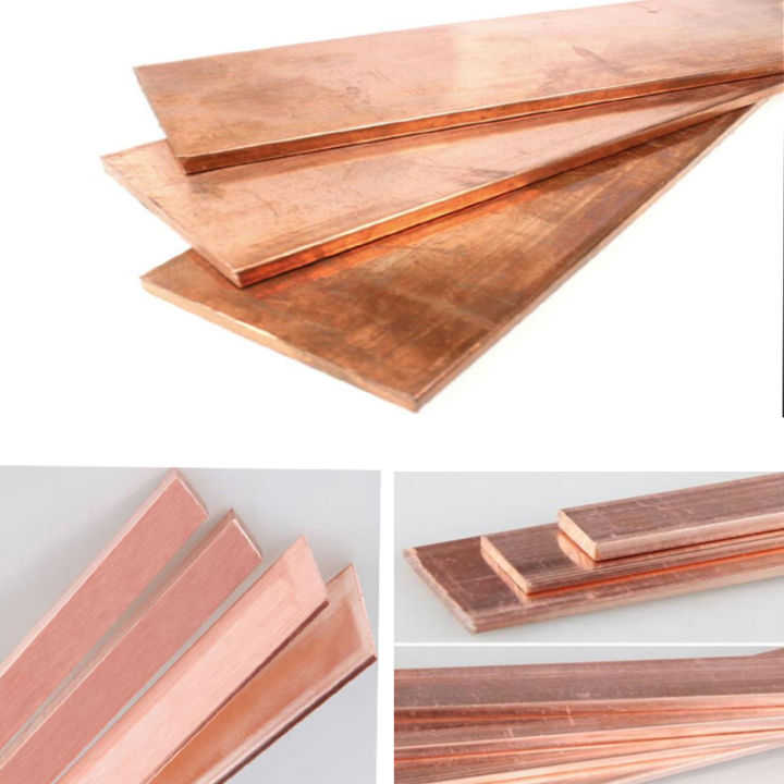 Pure Copper Anode Sheet 1Pcs 99 Purity Copper Electrode Strip for Copper Electroplating and