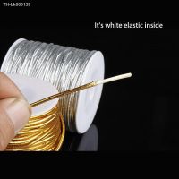 △¤ Rope Gold Silver Elastic Line Cord String Strap DIY Jewelry Making Bracelet Home DIY Sewing Accessories Gift Packaging