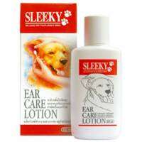 โลชั่นเช็ดหูสุนัข และแมว Sleeky ear care lotion 100ml