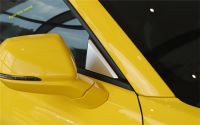 Lapetus Front Window Triangle Panel A Pillar Windshield Cover Trim For Chevrolet Camaro 2016 - 2020 ABS / Auto Accessories