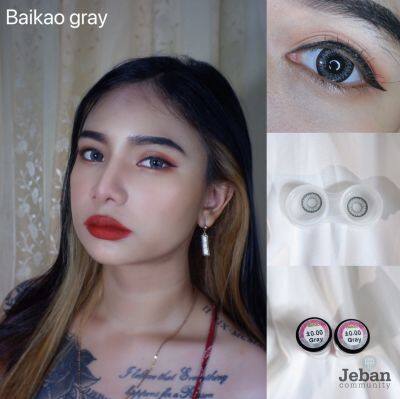 📌 สุดปัง มีค่าสายตา 📌 Wink Baikao Gray Brown  บิ๊กอาย สุดปัง คอนแทคเลนส์ รายเดือน มีอย แถมตลับฟรี  เลนส์นิ่ม สวยปังมาก