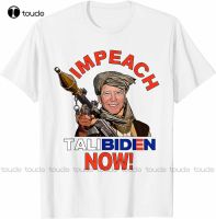 Impee Joe Talibiden ตอนนี้! Impeach Joe Biden เสื้อยืดแฟชั่นพิมพ์ลาย100% ผ้าฝ้ายฤดูร้อนคอกลมใหม่ราคาถูกขายส่งตลกเสื้อยืดแบรนด์ผู้ชาย Xs-3xl สไตล์ป๊อปยูนิเซ็กส์