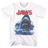 Movie Meg 2 The Trench（Jaws） graphic cotton O-neck T-shirt for men