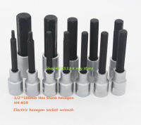 12*100มม. * 12.5มม. S2 Chrome-Vanadium Steel Hex Shank Hexagon Electric Hexagon Socket Wrench Adapter Nut Drive Bit