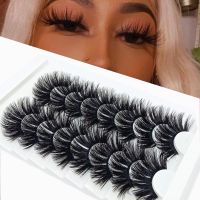 IEEYEEY 5/8 pairs 25mm mink eyelashes fluffy dramatic false eyelashes natural Faux mink eyelash extensions eye makeup eyelashes