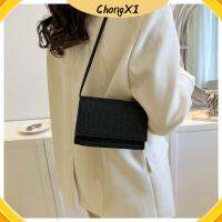 CHONGXI ไหล่เดียว กระเป๋า Crossbody น้ำหนักเบามาก ลายหินสักหลาด กระเป๋าแมสเซนเจอร์ ของใหม่ สีทึบทึบ กระเป๋าสะพายไหล่สักหลาด สำหรับผู้หญิง