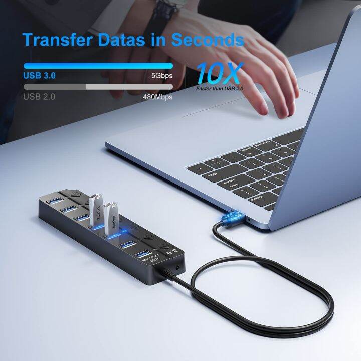 usb-3-0ฮับยูเอสบี2-0ฮับแยก-usb-หลากหลายยาว100ซม-สายเคเบิลหลายตัวขยายสำหรับคอมพิวเตอร์แล็ปท็อปอุปกรณ์เสริมอะแดปเตอร์-usb-feona