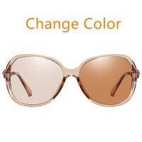 HOT★2023 Photochromic แว่นตากันแดดผู้หญิง Polarized Chameleon แว่นตาขับรถ Tinted Goggle Anti-Glare แว่นตา Lunette Soleil Femme