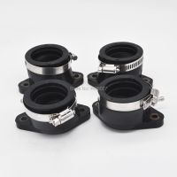 4PCS Intake Manifold Carburetor Joint Boot For Yamaha XJR1200 1994-98 XJR1300 1998-01