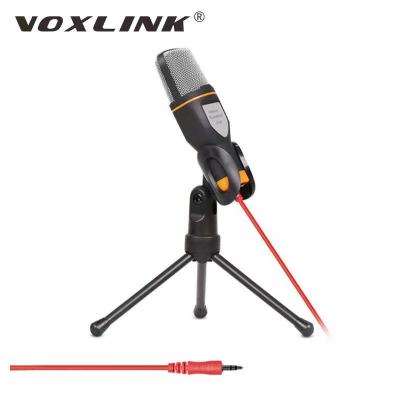 VOXLINK High Quality Condenser Microphone with 3.5mm Plug Home Stereo MIC Desktop Tripod For Skype Chatting PC Video Recording