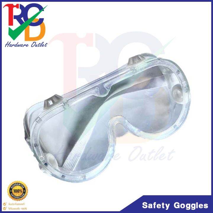 แว่นตา-safety-goggles-กันสะเก็ด-เลนส์ใส-แบบคาดศีรษะ-แว่นตานิรภัย-แว่นตากันฝุ่น-pvc-นุ่ม-ยืดหยุ่น-เบาใส่สบาย