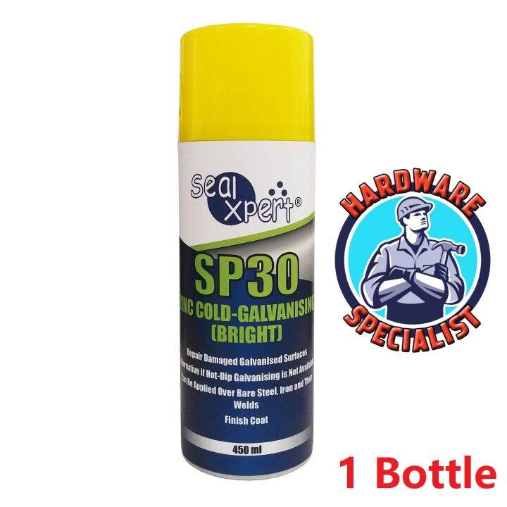 SealXpert SP30 Zinc Cold Galvanizing Spray (Bright) 450ml (Rust
