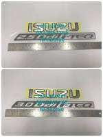 สติ๊กเกอร์ดั้งเดิม ติดฝาท้าย ISUZU DMAX ดำ ปี2009-2011 คำว่า ISUZU 2.5 Ddi i-TEQ , ISUZU 2.5 Ddi i-TEQ 1 ชุดมี 2 ชิ้น sticker ติดรถ แต่งรถ อีซูซุ