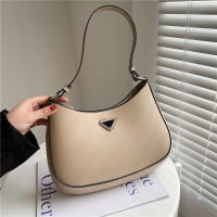 Cute Underarm Bag Solid Color Shoulder Bags For Women  Small PU Summer Casual Purses Simple Handbags Female Travel Totes