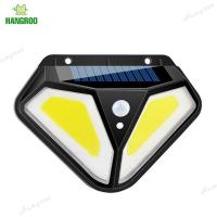 SEL ไฟโซล่าเซลล์ HANGROO LF-1728B ไฟติดผนัง   solar cell เซ็นเซอร์   COB (สว่างกว่าLED) Solar light  พลังงานแสงอาทิตย์