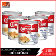 Combo 5 Sữa Đặc Nestle Carnation Creamer Có Đường Lon 388g