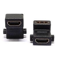 HDMI Adapter Right Angle 90 Degree HDMI female to female F/F Extension Connector Converter for HDMI Panel WALL HDTV