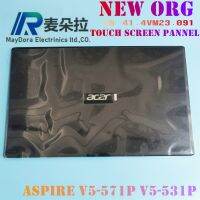 New org laptop case for Acer Aspire V5-531P V5-571P touchscreen pannel LCD back cover lid rearfront bezel Blacksliver