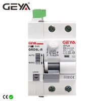 GEYA GRD9L-R, 6KA ELCB RCCB Perangkat Perkaikan Otomatis Tipe AC 2P 4P 40A 63A 30Ma 100Ma 300Ma RCD