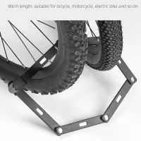 WEST BIKING Folding Lock Portable Bicycle Chain Lock Anti Theft Waterproof Alloy Steel For E Bike Scooter Motorcycle