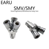 External thread type Pneumatic fitting 1/4 C type Quick connector High pressure coupling SMV/SMY Air pump air compressor joint