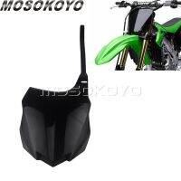 ป้ายทะเบียนด้านหน้าพลาสติก PP มอเตอร์ครอสแบบแข่งขันสำหรับ Kawasaki KX250F KX450F KXF 250 450 2013-2015 2016