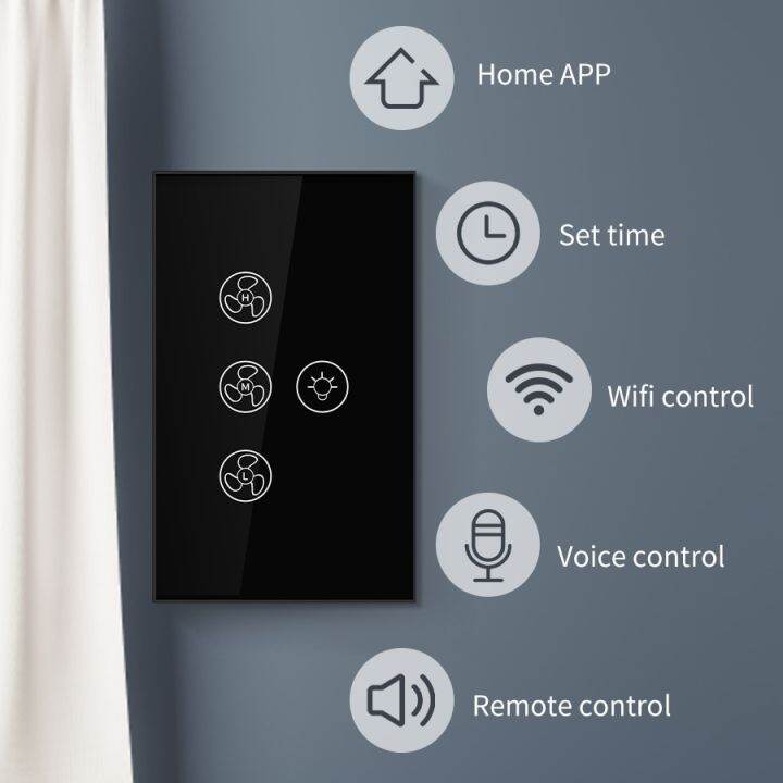 smart-wifi-fan-light-switch-ceiling-fan-lamp-panel-tuya-remote-various-speed-ajust-voice-control-alexa-google-home-neutral-wire