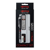 ชุดดินสอกดRotring COMPACT SET (4ชิ้น/ชุด) สีดำ