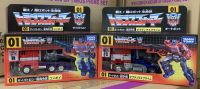 TRANSFORMERS: TAKARA TOMY G1 CONVOY &amp; M6 OPTIMUS PRIME SET สินค้าลิขสิทธฺ์แท้