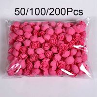 hotx【DT】 50/100/200pcs 3.5cm Foam Heads Artificial Wedding Birthday Gifts