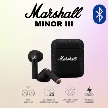 Marshall Minor 3 True Wireless Bluetooth Earphones With Microphone In-Ear  Gaming Headphones