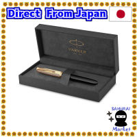 【Direct From Japan】 Parker Parker Official Parker 51 Premium Fountain Pen Fe Fine Luxury Brand Gift Black GT Pen Tip 18 Gold Gold Finished Regular imports 2123511