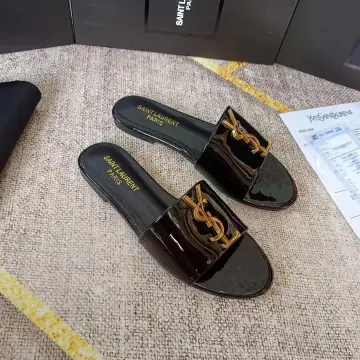 Ysl sliders online womens