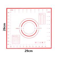 【⊕Good quality⊕】 guochunmiao แผ่นรองอบขนมแผ่นรองนวดอุปกรณ์ซิลิโคนสำหรับครัวแผ่นรองแป้งพิซซ่าแผ่นรองทำขนมในครัวแบบนอนสติ๊ก
