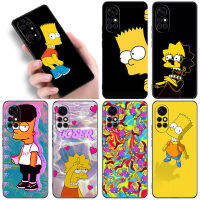 042023 Marche Lisa Simpson Black Case from NOVA 9 8i 7i 7 SE Y60 5T Mate 40 20 10 Honour X40i. 30S 70 Pro 50 Lite Phone Cover 【hot】