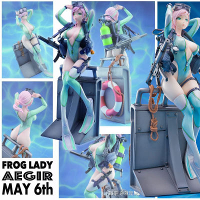 Figure ฟิกเกอร์ จากการ์ตูนเรื่อง After School Arena Third Shot ตัวละคร All Rounder girl Frog Lady Aegir 1/7 ชุดว่ายน้ำ Ver Anime ของสะสมหายาก อนิเมะ การ์ตูน มังงะ คอลเลกชัน ของขวัญ Gift จากการ์ตูนดังญี่ปุ่น New Collection Doll ตุ๊กตา manga Model โมเดล