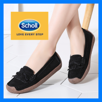 รองเท้าผู้หญิง Scholl Scholl รองเท้าแตะหนังของผู้หญิงรองเท้าสตรี Kasut Wanita รองเท้าแตะลำลอง Scholl รองเท้าแตะสตรี Scholl สำหรับผู้หญิง Scholl รองเท้าแตะโบฮีเมียผู้หญิงรองเท้าโบ้ทรองเท้าโลฟเฟอร์แบน