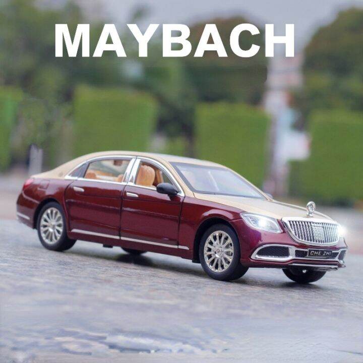 จำลอง1-24-scale-maybach-gls600รุ่นรถ-diecast-ของเล่นยานพาหนะเด็กของเล่นรถของขวัญเด็ก-miniauto-collection