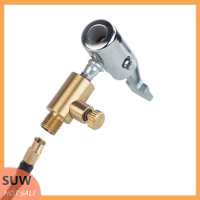 ? SUW หัวฉีดยางแบบพกพา CLAMP Inflatable PUMP Connector ยางรถยนต์ Air Chuck Inflator