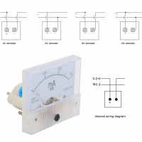 แผงแอนะล็อกเครื่องวัดกระแสไฟฟ้าแอมมิเตอร์กระแสตรง DC 0-3A 63X58X56มม. สำหรับทดสอบแรงดันไฟฟ้าแบบตั้งโต๊ะตู้กระจายไฟอุปกรณ์ไฟฟ้าวัดกระแสไฟ