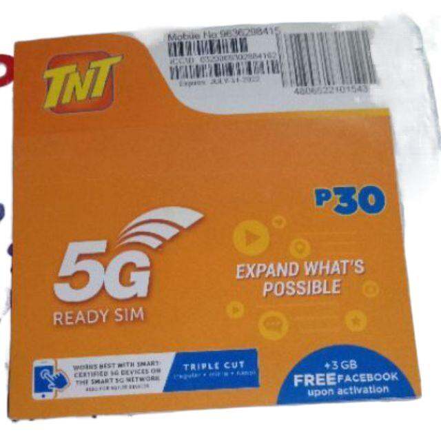 COD Talk N Text 5G Prepaid Sim/30 Days Unli Data | Lazada PH