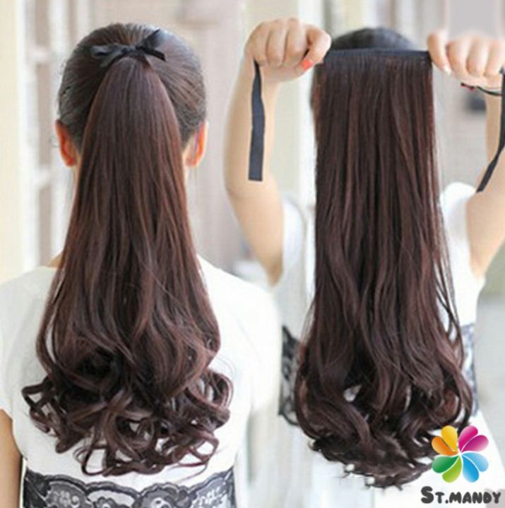 md-วิกผมหางม้าปลอม-ปลายลอนหยักโศกใหญ่-ponytail-wig