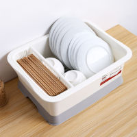 ที่คว่ำจาน Minimalist Dustproof Space Dish Drying Bowl with Lid for Home Kitchen