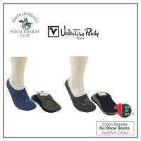 SANTA BARBARA POLO &amp; RACQUET CLUB VALENTINO RUDY SINGLE PAIR OF ASSORTED COLOUR &amp; DESIGNS NO SHOWS SOCKS