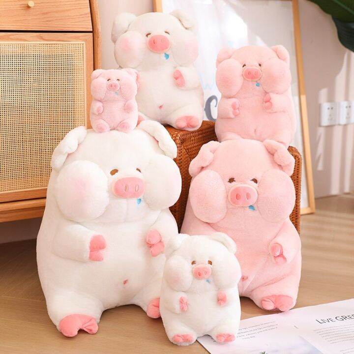 ของเล่นตุ๊กตามีเสียงจี้หมูนิ่มรูปสัตว์ตุ๊กตาของเล่นยัดไส้หมูสีชมพูน่ารัก14ซม-สำหรับเด็กผู้หญิงของขวัญคริสต์มาส